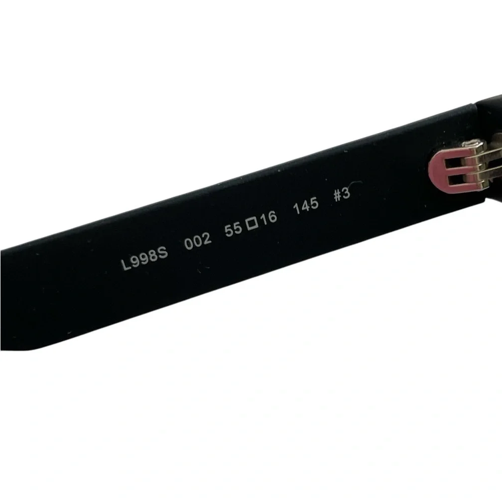 Lacoste Sunglasses in Matte Black Frame and Green Highlights